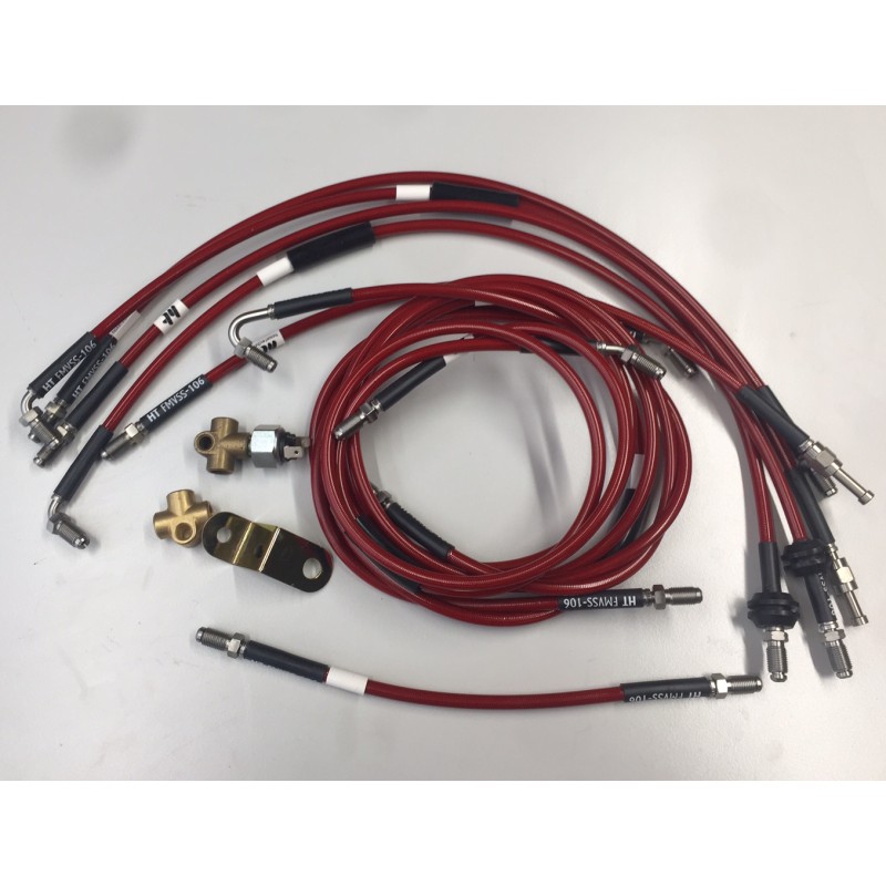 Brake lines Kit Stainless Braided